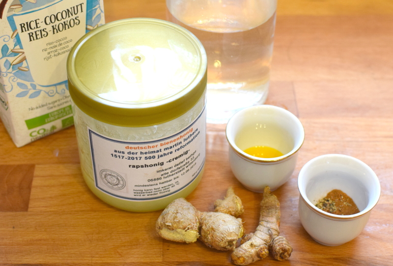 Ingrédients du Lait Doré